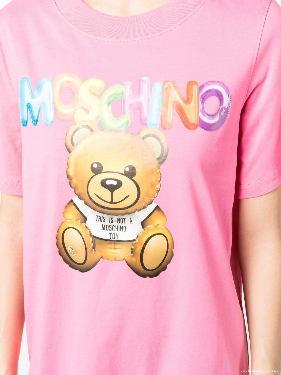 Affordable dress logo-print Women T-shirt Moschino Love 0323